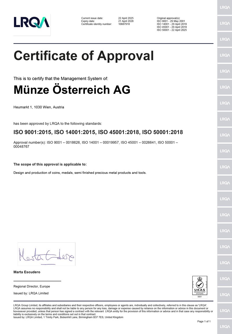 ISO Certificate 2025